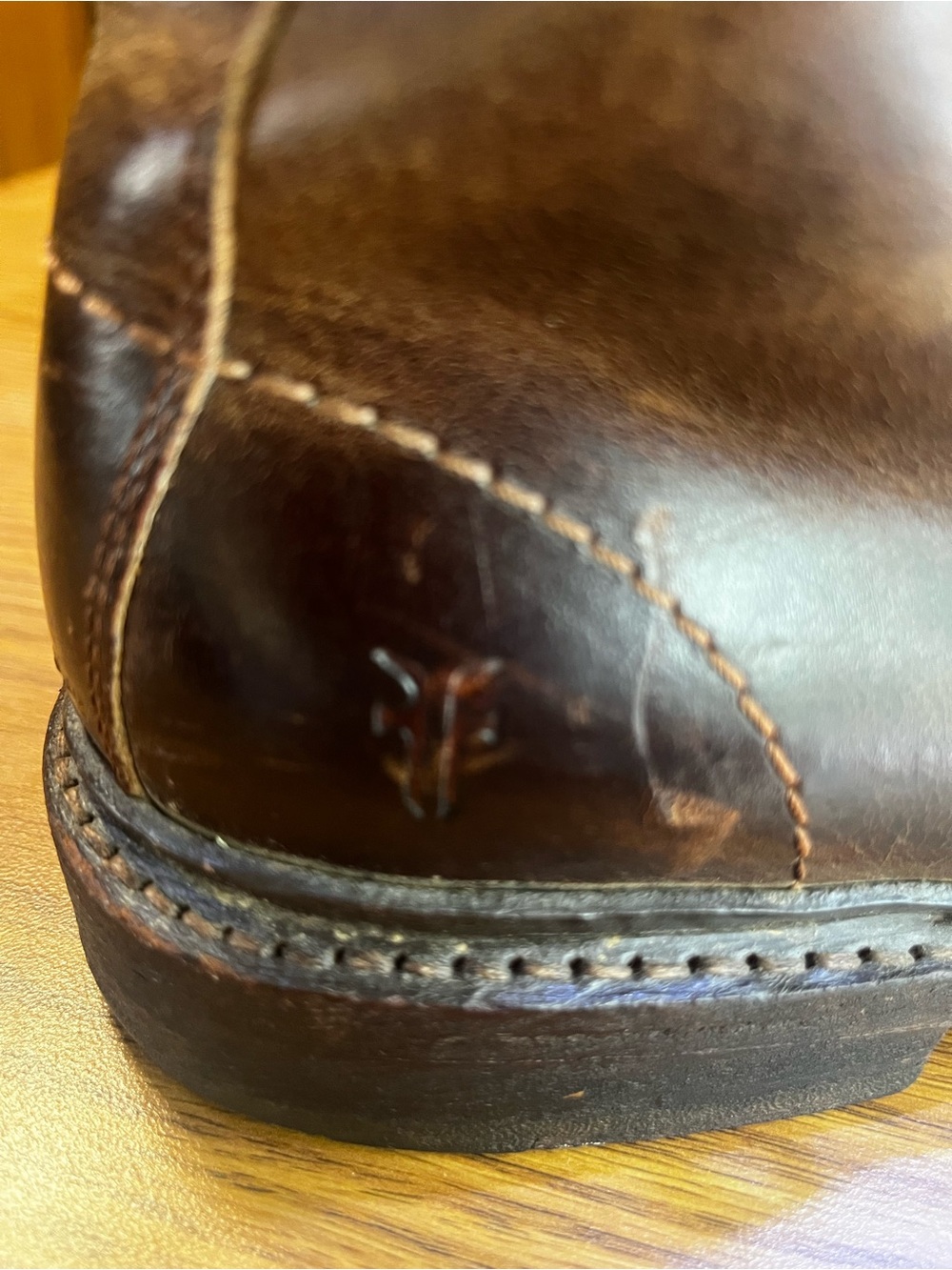 Frye Men's Brown Leather Lace-Up Boots - Picture 3 of 8